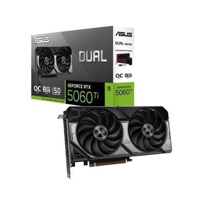 Asus RTX 5060 TI Dual OC Edition DUAL RTX5060TI-O8G 128 Bit GDDR7 8GB Ekran Kartı - 1