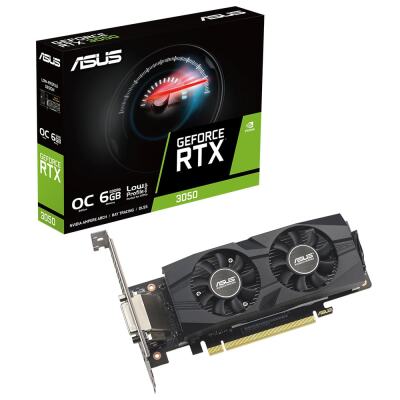 ASUS RTX3050 LP BRK OC Edition 6GB 96Bit Ekran Kartı - 1