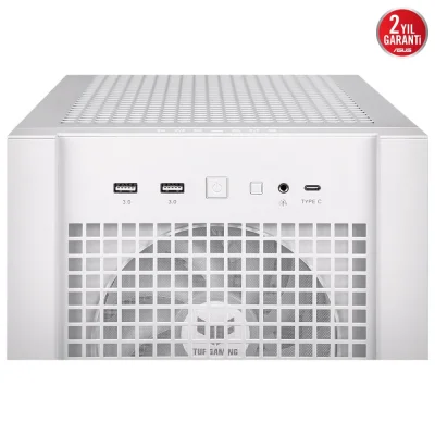 Asus TUF Gaming GT302 ARGB Temperli Cam Beyaz E-ATX Mid Tower Kasa - 5