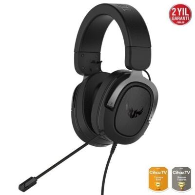 Asus TUF GAMING H3 7.1 Kablolu Kulak Üstü Oyuncu Kulaklığı - 2