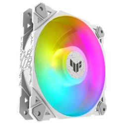 Asus TUF Gaming TF120 ARGB Beyaz 120mm 3'lü Set Kasa Fanı - 3