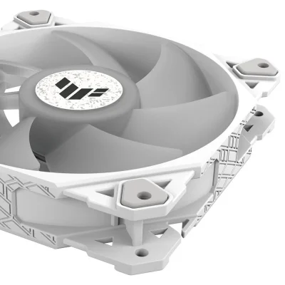 Asus TUF Gaming TF120 ARGB Beyaz 120mm 3'lü Set Kasa Fanı - 4