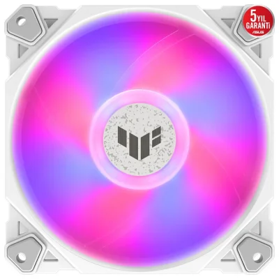Asus TUF Gaming TF120 ARGB Beyaz 120mm Kasa Fanı - 3