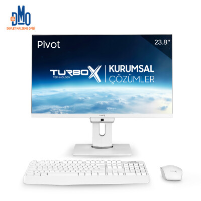 ATM00012543, i5 12.Nesil 12400, 16GB DDR4, 512GB SSD, Freedos, 23.8'' Beyaz Tümleşik Bilgisayar		 - 1