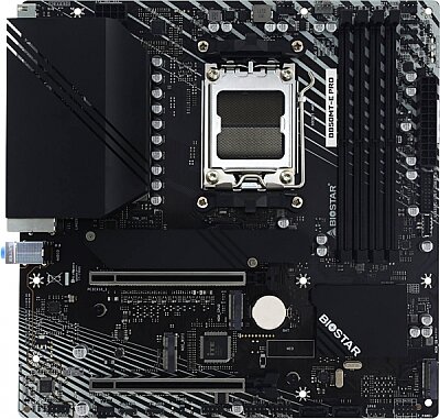 Biostar B850MT-E PRO ARGB AMD AM5 DDR5 8000 HDMI DP 3xM2 4xDIMM mATX - 1