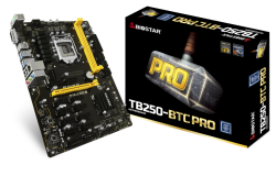 Biostar TB250-BTC Pro 6.Gen, 7.Gen (H110) Anakart - Biostar