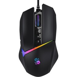 Bloody W60 Max 10000 Cpi Usb Kablolu Siyah Gaming Optik RGB 4M Bellek Core 3 4 Aktif Özel Yapım Mouse - Bloody