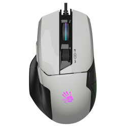 Bloody W70 MAX 10000 Cpi Usb Kablolu Beyaz Gaming Optik RGB-UC3 4 Aktif Kablolu Siyah Gaming Mouse - 1