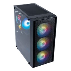Bosphorus 3401 4x Rainbow Fan USB 3.0 400W ATX Mesh Panel Gaming Bilgisayar Kasası - 1