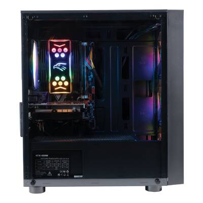 Bosphorus 3401 4x Rainbow Fan USB 3.0 400W ATX Mesh Panel Gaming Bilgisayar Kasası - 4