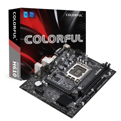 Colorful H610M-D V20A Intel LGA1700 DDR4 Micro ATX Anakart - 1