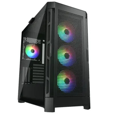 Cougar Airface PRO RGB Siyah 850W 80+ Gold E-ATX Mid Tower Gaming Kasa (CGR-5AD1B-AIR-RGB) - 1