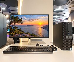 DELL OPTİ PLEX 7040 SFF İ5 6500.GEN 8GB DDR4 256GB SSD 2X/DP HDMI/VGA WİNDOWS PRO MASAÜSTÜ BİLGİSAYAR (2.EL YATAY KASA)+23.8