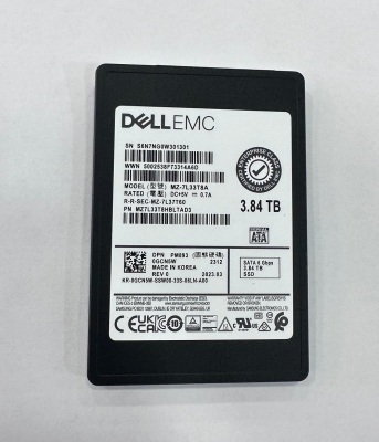 DELLEMC ENTERPRİSE 3,84TB 6G/s SATA SSD SIFIR MZ-7L33T8A - 1