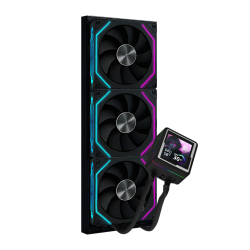 Dragos AquaForge 360 Intel-AMD 360MM LCD Ekranlı ARGB Siyah Sıvı Soğutucu - 3