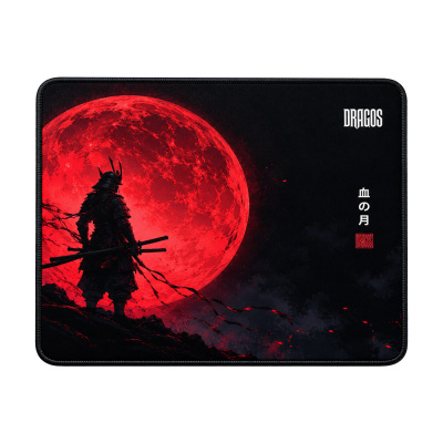 Dragos Blood Moon 50x40 cm Large Gaming Mousepad (Siyah) - 1