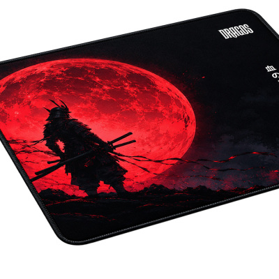 Dragos Blood Moon 50x40 cm Large Gaming Mousepad (Siyah) - 3