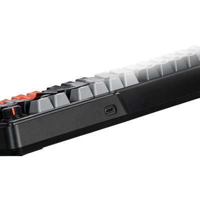 Dragos ColorPulse Siyah Gri Red Switch Hotswap Şarjlı USB Wireless Bluetooth Full RGB Oyuncu Mekanik Klavyesi - 5