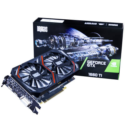 Dragos Cuda GTX1660TI GDDR6 192Bit Hdmi.Dvi.Dp Çift Fan 6GB Ekran Kartı (BOX) - 1