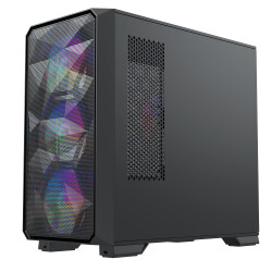 Dragos Diamond 4x ARGB Fan USB 3.0 600W 80+ Plus Mesh Tempered Glass mATX Oyuncu Bilgisayar Kasası - 5