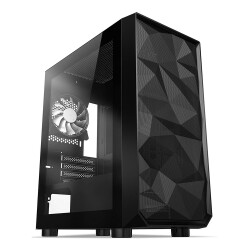 Dragos Diamond 4x ARGB Fan USB 3.0 600W 80+ Plus Mesh Tempered Glass mATX Oyuncu Bilgisayar Kasası - 3