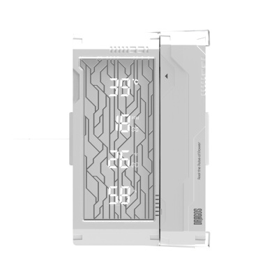 Dragos DIGITAL Isı Göstergeli 4 Isı Borulu 3000RPM 220W Intel & AMD Beyaz Kule Tipi CPU Soğutucu - 2