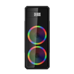 Dragos Dream Hunter 3x Rainbow Fan USB 3.0 400W 500W ATX Gaming Bilgisayar Kasası - 1