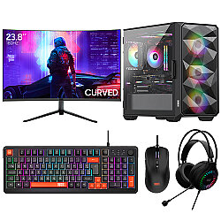 Dragos DRx1009 Ultra 5 245KF 16GB D5 512GB NVMe 8GB RTX5060 23.8 FHD 180Hz Curved Oyuncu Oem Paket - Dragos