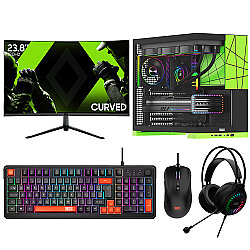 Dragos DRx1013 Ryzen 5 5600 16GB 512GB NVMe SSD 8GB RTX5060 23.8 FHD 180Hz Curved Oyuncu Oem Paket - Dragos