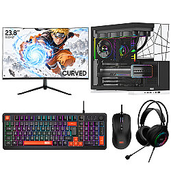 Dragos DRx1014 Ryzen 7 5700X 16GB 512GB NVMe SSD 8GB RTX5060 23.8 FHD 180Hz Curved Oyuncu Oem Paket - Dragos