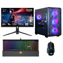 Dragos DRx6016 Ryzen 5 7500F 32GB DDR5 512GB M.2 NVMe 12GB RTX3060 27 İnç 240Hz Curved Oyun Hazır Sistem - 1