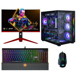 Dragos DRx6129 Ryzen 7 5700X 16GB Ram 1TB M.2 NVMe SSD 8GB RTX4060 27 İnç 240Hz Curved Monitör Oyun Hazır Sistem - 1