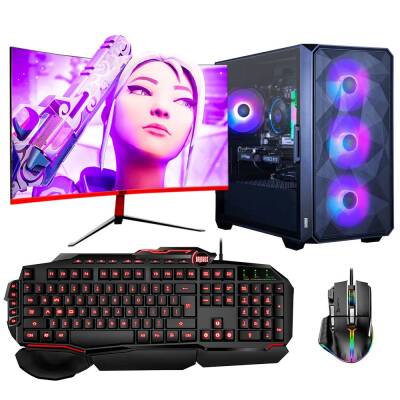 Dragos DRx6792 i5 10400F 32GB Ram 512GB M.2 NVMe SSD 12GB RTX3060 27 inç 165Hz Curved Oyun Hazır Sistem - 1