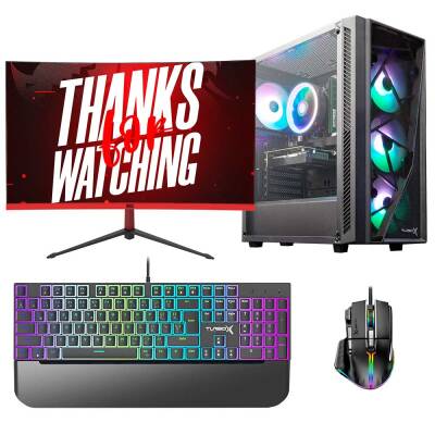 Dragos DRx6794 i5 11400F 16GB Ram 512GB M.2 NVMe SSD 12GB RTX3060 23.6 inç 165Hz Curved Oyun Hazır Sistem - 1