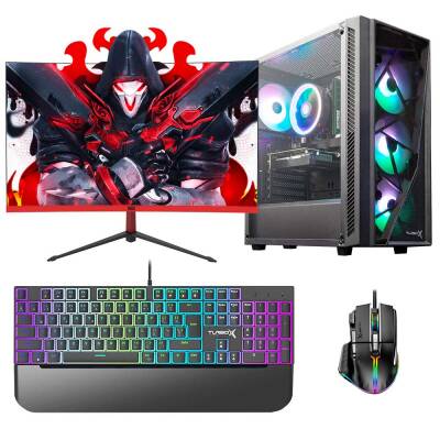 Dragos DRx6796 i5 11400F 32GB Ram 512GB M.2 NVMe SSD 12GB RTX3060 23.6 inç 165Hz Curved Oyun Hazır Sistem - 1