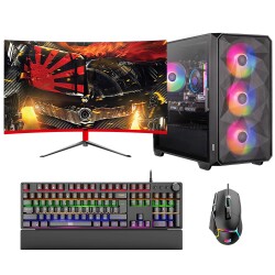 Dragos DRx6905 i7 10700F 16GB 512GB NVMe 6GB RTX3050 27 inç 165Hz Curved Oyun Hazır Sistem - 1