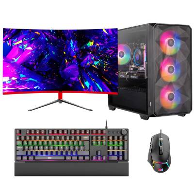 Dragos DRx6917 i7 11700F 32GB 512GB NVMe 6GB RTX3050 27 inç 165Hz Curved Oyun Hazır Sistem - 1