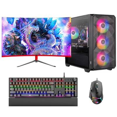 Dragos DRx6925 i7 10700F 32GB 512GB NVMe 12GB RTX3060 27 inç 165Hz Curved Oyun Hazır Sistem - 1