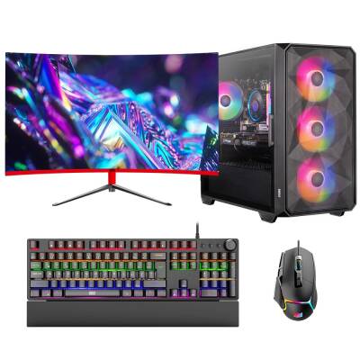 Dragos DRx6929 i7 11700F 16GB 512GB NVMe 12GB RTX3060 27 inç 165Hz Curved Oyun Hazır Sistem - 1