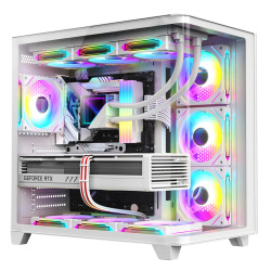 Dragos DRx7263 Ryzen 7 5700X 32GB Ram 1TB NVMe 16GB RTX4060Ti Sıvı Soğutmalı Oyun Hazır Sistem - 1