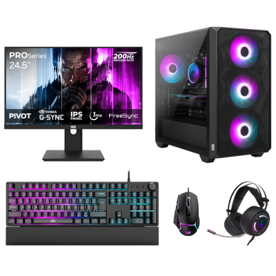 Dragos DRx7701 Ryzen 5 5600 32GB 1TB NVMe 16GB RTX5060Ti 24.5 İnç 200Hz 1ms Sistem Tavsiyesi - 1