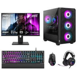 Dragos DRx7741 Ryzen 5 7600 32GB DDR5 1TB NVMe 16GB RTX5060Ti 24.5 İnç 200Hz 1ms Oem Paket - 1