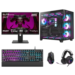 Dragos DRx7784 Ryzen 7 7800X3D 32GB DDR5 2TB GEN4 NVMe 16GB RTX5060Ti 24.5 İnç 300Hz 1ms Oem Paket - 1