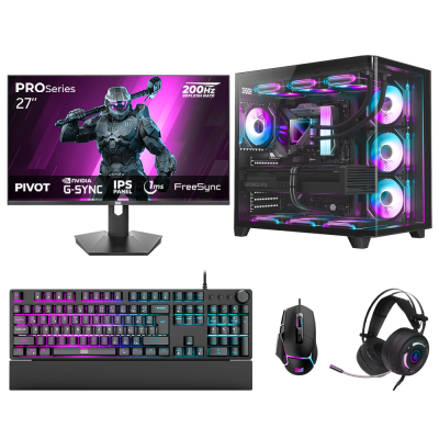 Dragos DRx7819 Ryzen 7 5700X 32GB 1TB NVMe 12GB RTX5070 27 İnç 200Hz 1ms Oem Paket - 1