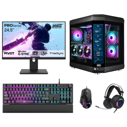 Dragos DRx7858 Ryzen 7 7800X3D 32GB DDR5 2TB GEN4 NVMe 12GB RTX5070 24.5 İnç 200Hz 1ms Oem Paket - 1