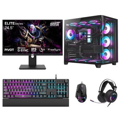 Dragos DRx7864 Ryzen 7 7800X3D 32GB DDR5 2TB GEN4 NVMe 12GB RTX5070 24.5 İnç 500Hz 1ms Sistem Tavsiyesi - 1