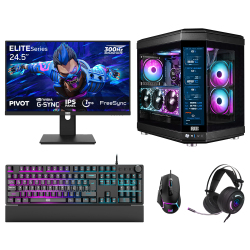 Dragos DRx7890 Ryzen 7 9800X3D 32GB DDR5 2TB GEN4 NVMe 16GB RTX5070Ti 24.5 İnç 300Hz 1ms Sistem Tavsiyesi - 1