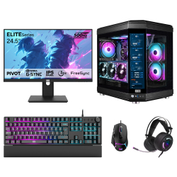 Dragos DRx7893 Ryzen 7 9800X3D 32GB DDR5 2TB GEN4 NVMe 16GB RTX5070Ti 24.5 İnç 500Hz 1ms Sistem Tavsiyesi - 1