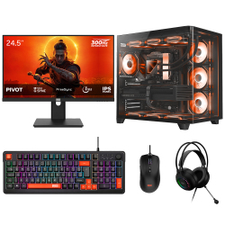 Dragos DRx9985 Ryzen 5 7600 16GB 512GB NVMe 16GB RX 9070XT 24.5 İnç 300Hz 1ms Oyuncu Oem Paket - 1