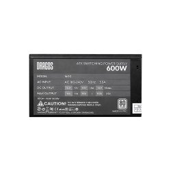 Dragos EnergyFlow 600W 80+ Plus 12CM Fanlı Güç Kaynağı PSU - 3
